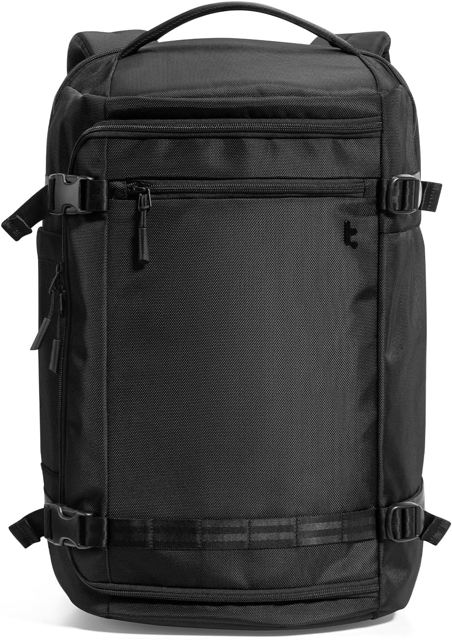 Tomtoc Travel Backpack 38L, TSA Friendly Flight Approved Carry-On Luggage Water-Resistant Lightweight Business Rucksack, Durable Large Computer Bag Daypack Fits 17.3 Inch Laptop