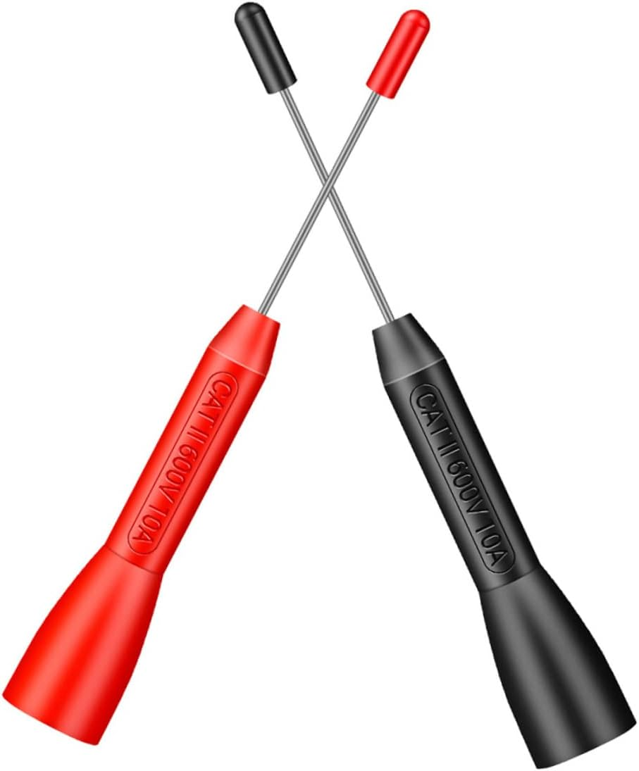 OATIPHO Multimeter Detection Probe 2Mm Back Probe with Stainless Steel Needle 600V/10A Cat Ii Insulation Tools for Automotive Testing and Electrical Measurement image number 5