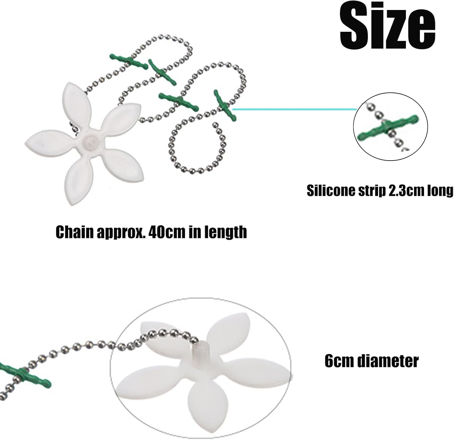 10 Pieces Drain Hair Catcher Flower Cleaning Tool Shower Drain Strainer Bathroom Drain Strainer Hair Catcher Kitchen Cleaning Tool Drain Hair Remover Removal Tool image number 6