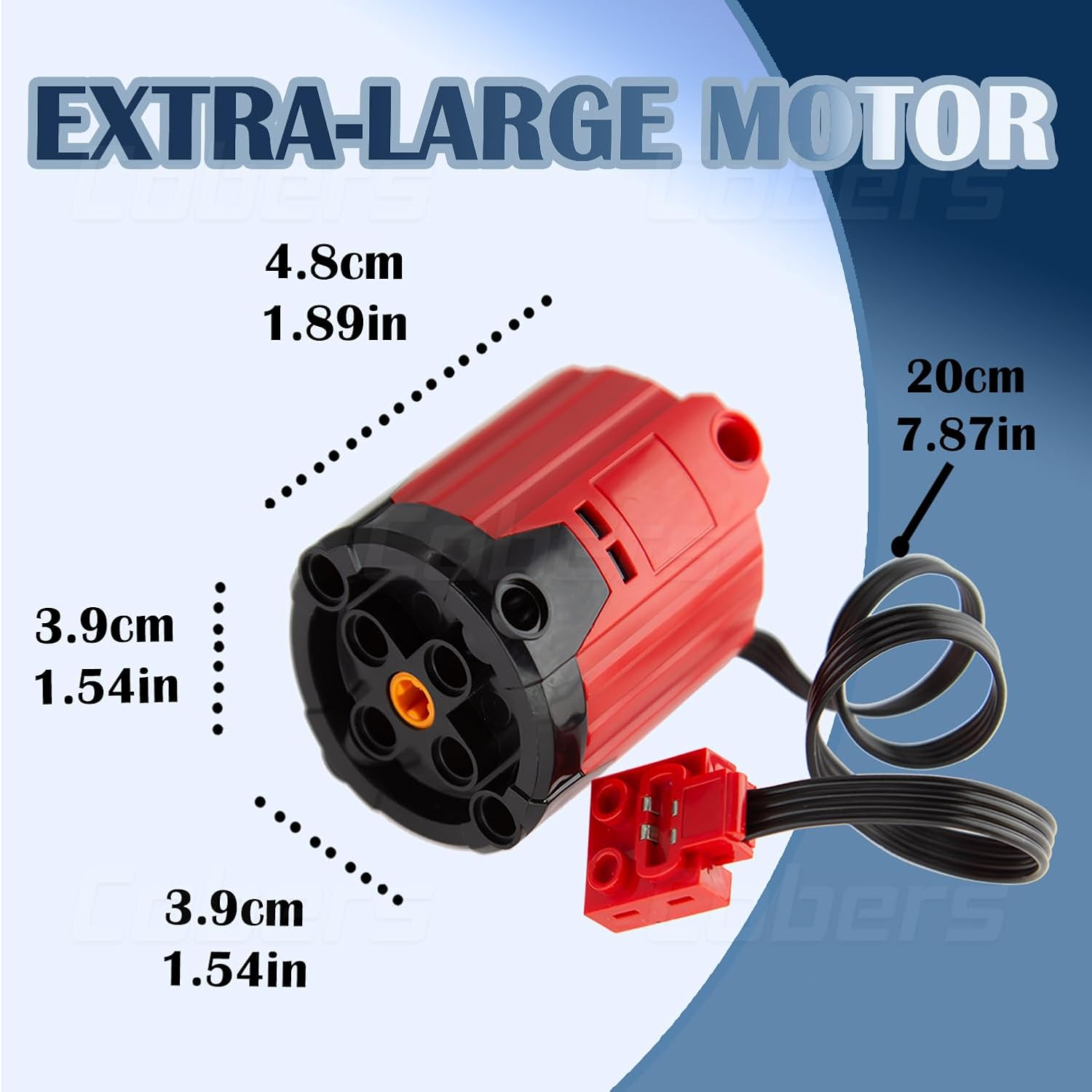 4Pcs Enhanced Red Extra-Large-Motor Power-Function Set Compatible with Major Brand Technic-Parts Building-Block image number 1