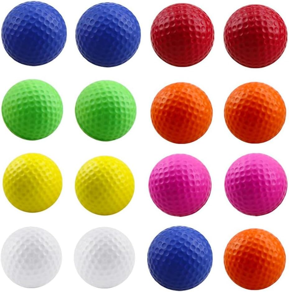 Wanfoou Foam Golf Balls - 16 Pack 42Mm Practice Balls for Indoor or Outdoor Sports, Soft Golf Balls image number 4
