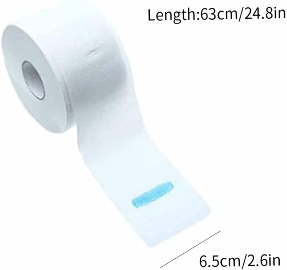 Salon Neck Paper, Disposable Neck Strips Disposable Hair Neck Protection Paper Broken Hair Preventing Salon Barber Paper, Salon Hairdressing Paper Tool image number 4