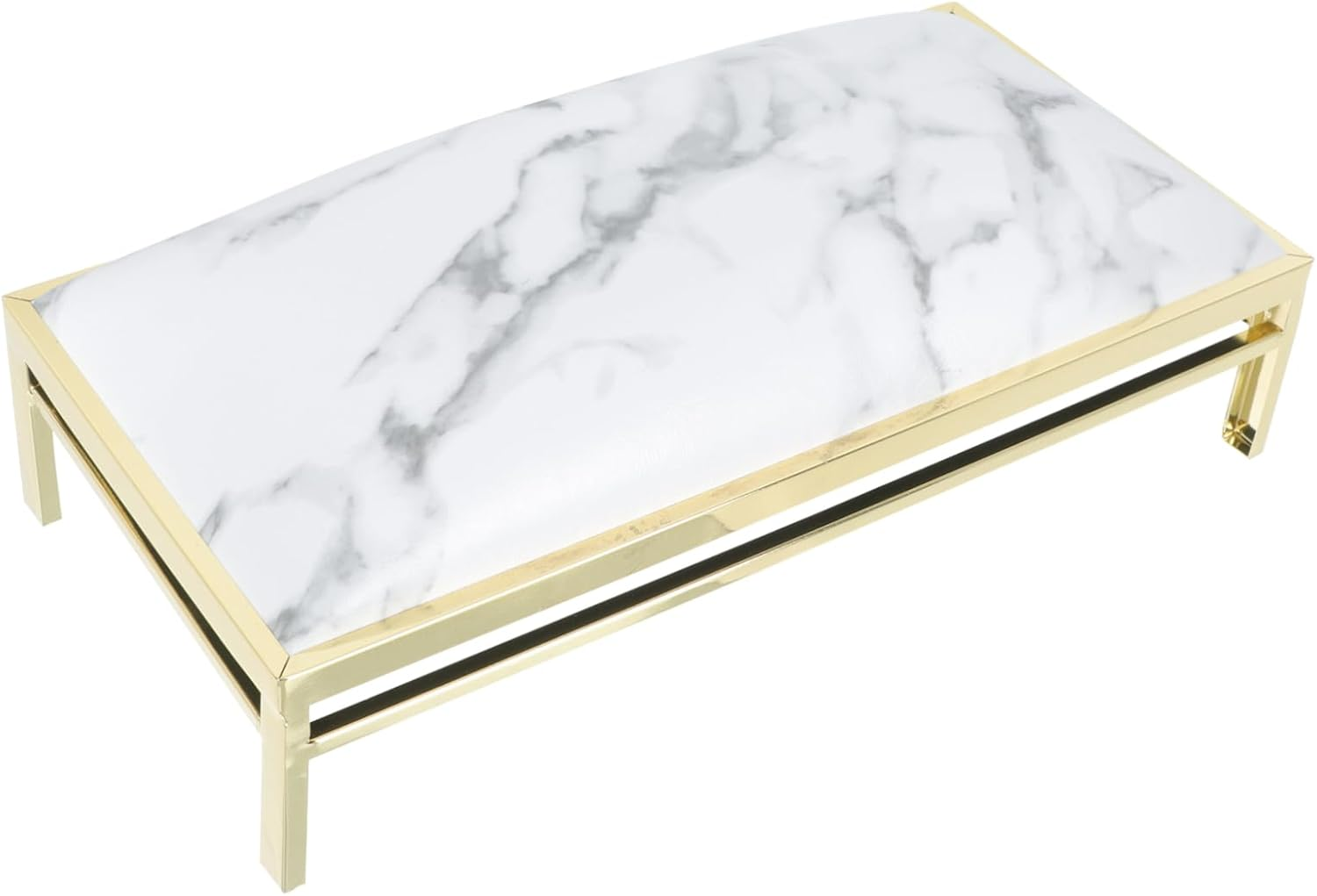 Minkissy Professional Manicure Tool Marble Hand Pillow for Nail Art Practice Wrist Support Pad Comfortable Stylish