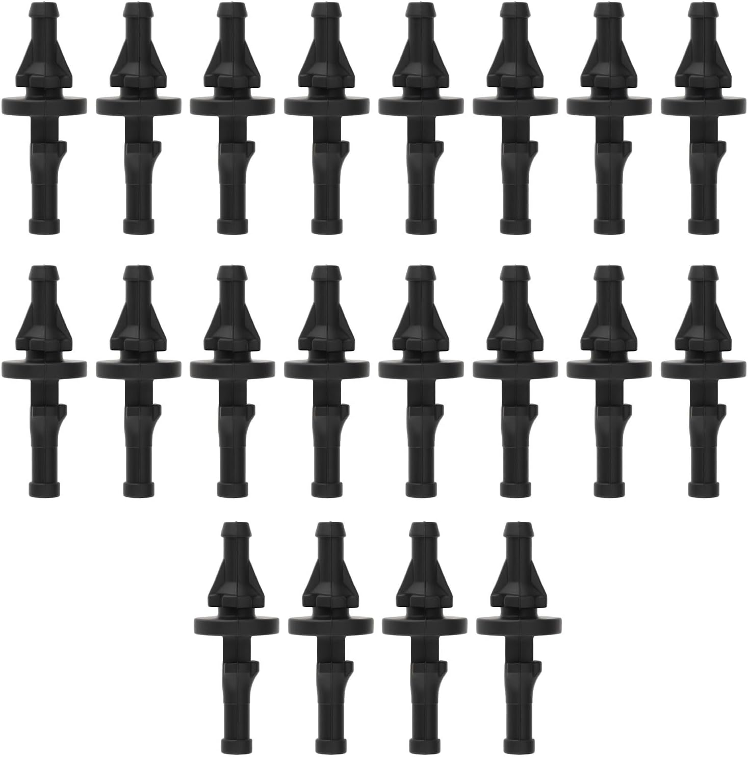 VGOL 20Pcs Computer Fan Fastening Rubber Plugs 30Mm Fan Rubber Mounting image number 4