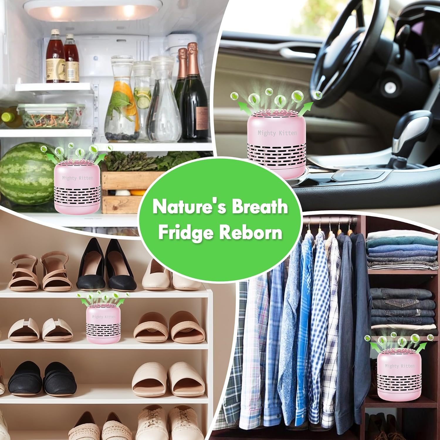 Fridge Deodorizer Last 10 Years, Refrigerator Odor Eliminator, Smell Absorber, Natural Air Fresheners for New Home image number 5