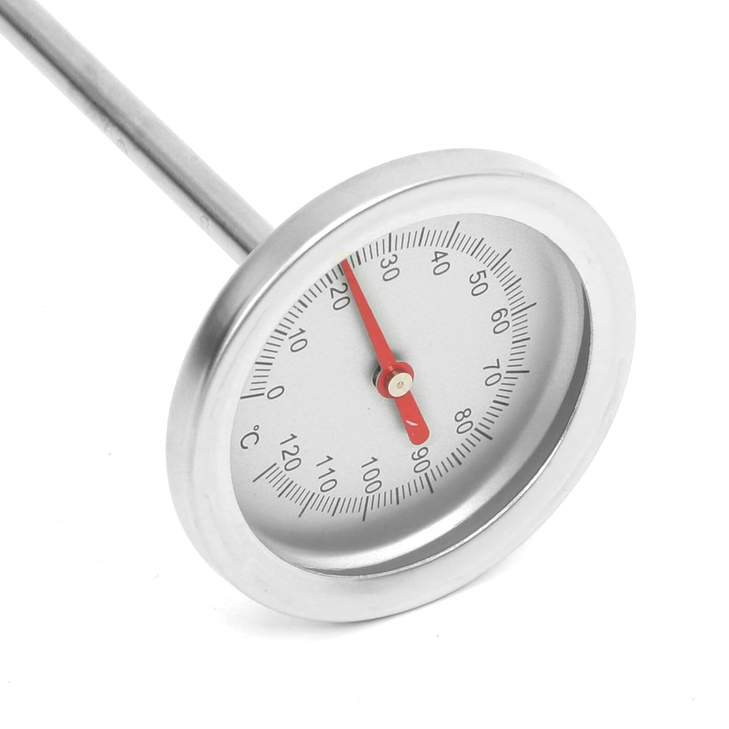 Didiseaon Stainless Steel Soil Thermometer with Long Stem for Garden and Compost Temperature Measurement Probe for Accurate Soil Testing Use Gardening Tool image number 1