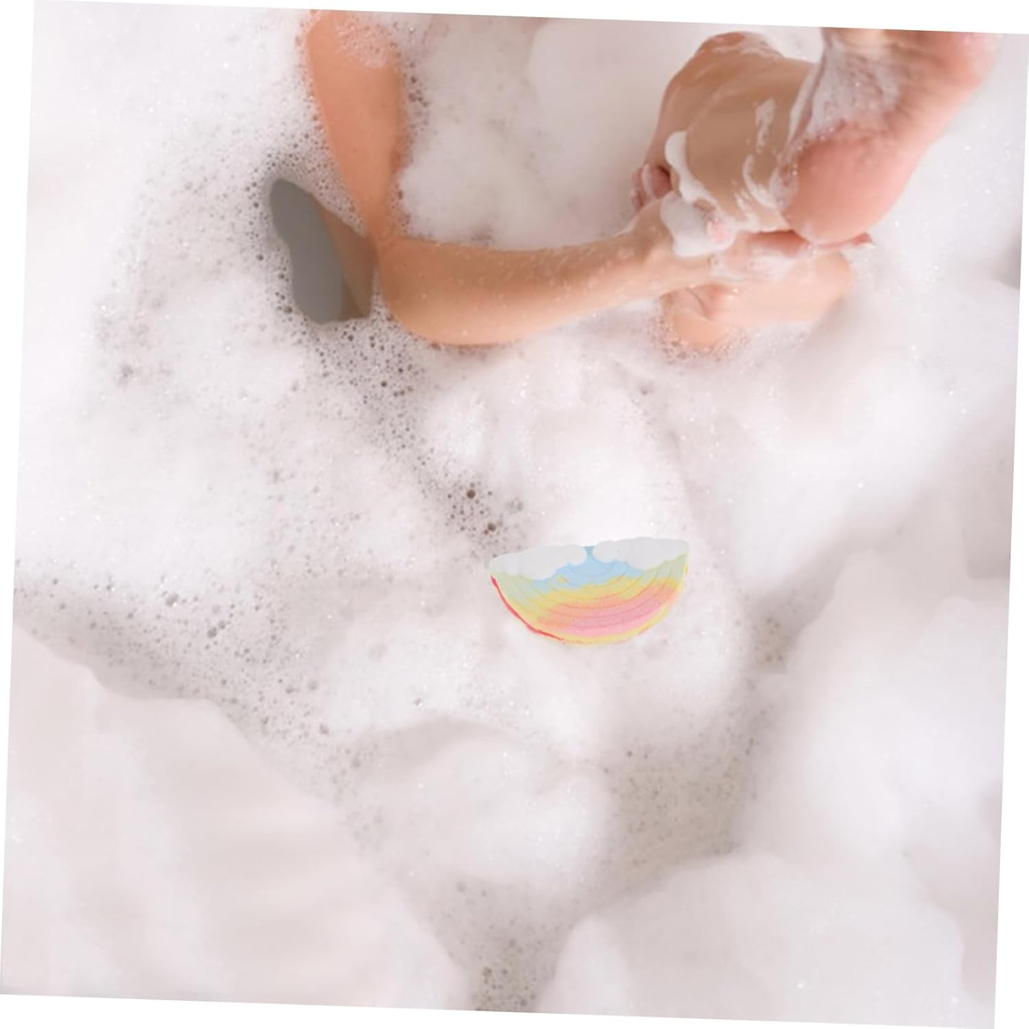 TOVINANNA Rainbow Cloud Bath Salts Bomb Essential Oils Spa for Women Planet Themed image number 4