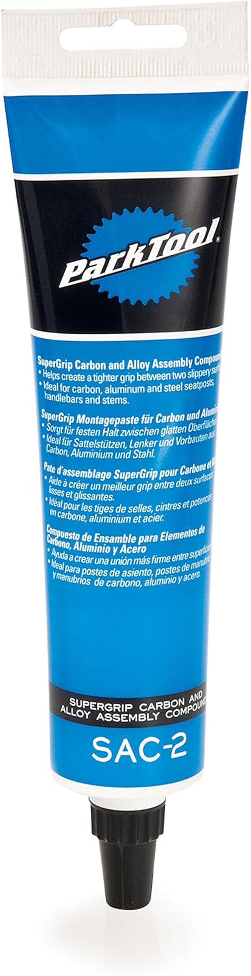 PARKTOOL Super Grip Compound, Ideal for CFRP (Carbon Fiber Resin) Bicycle Components, 4.1 Oz Paste, Prevent Corrosion image number 1