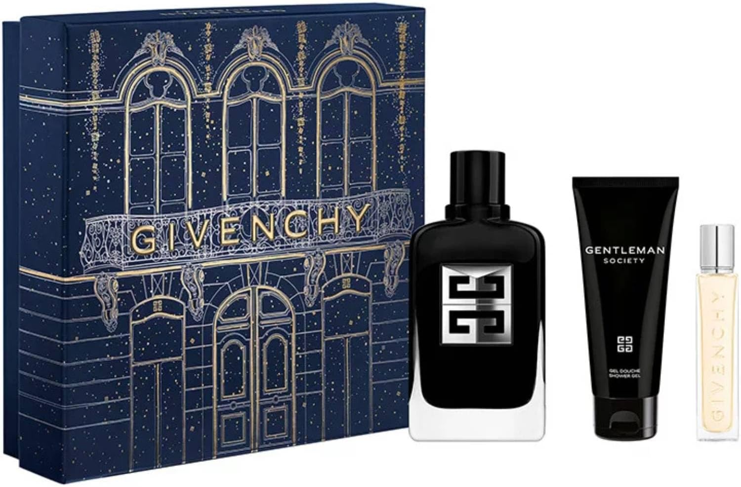 Gentlemen Society by Givenchy for Men - 3 Pc Gift Set 3.3Oz EDP Spray, 2.5Oz Shower Gel, 0.42Oz EDP Spray image number 1