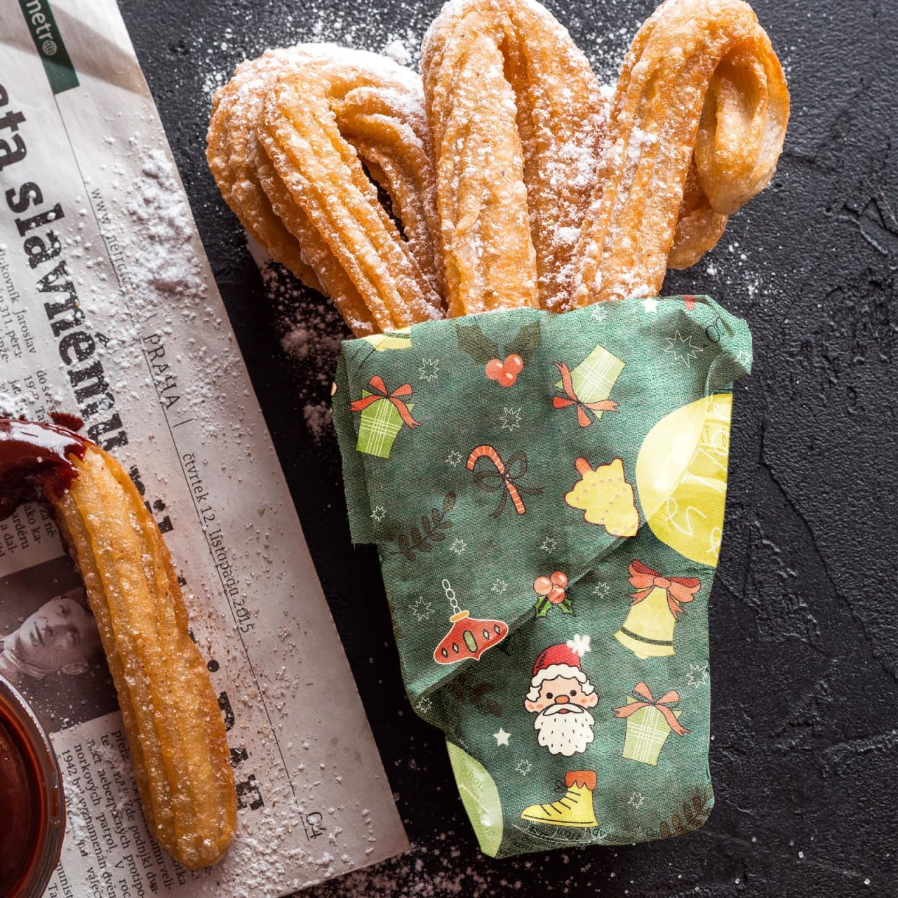 Healvian 15Pcs Reusable Beeswax Food Wraps Sustainable Food for Bowls and Leftovers and Washable Kitchen Wraps Alternative to Keep Fresh image number 5