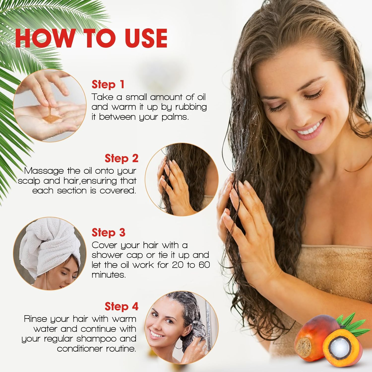 Raw Batana Oil for Hair Growth: 100% Pure Unrefined Botana Oil - Dr Sebi Batana Oil from Honduras image number 3