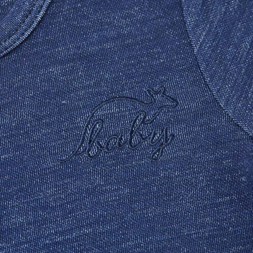 Merino Baby Merino Wool Coverall for 18-24 Months Babies, Navy Marle image number 3