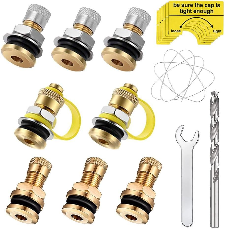 6Pcs Fuel Gas Can Vent Caps, Fuel Gas Tank Vent Caps Gas Can Replacement for Gas Fuel Water Can Jug to Allow Faster Flowing image number 4