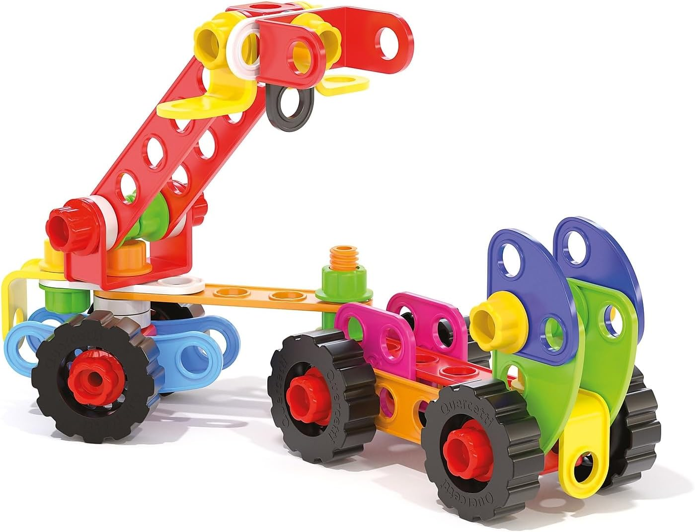 Quercetti Tecno Jumbo Toolbox 92 Pieces Set image number 2