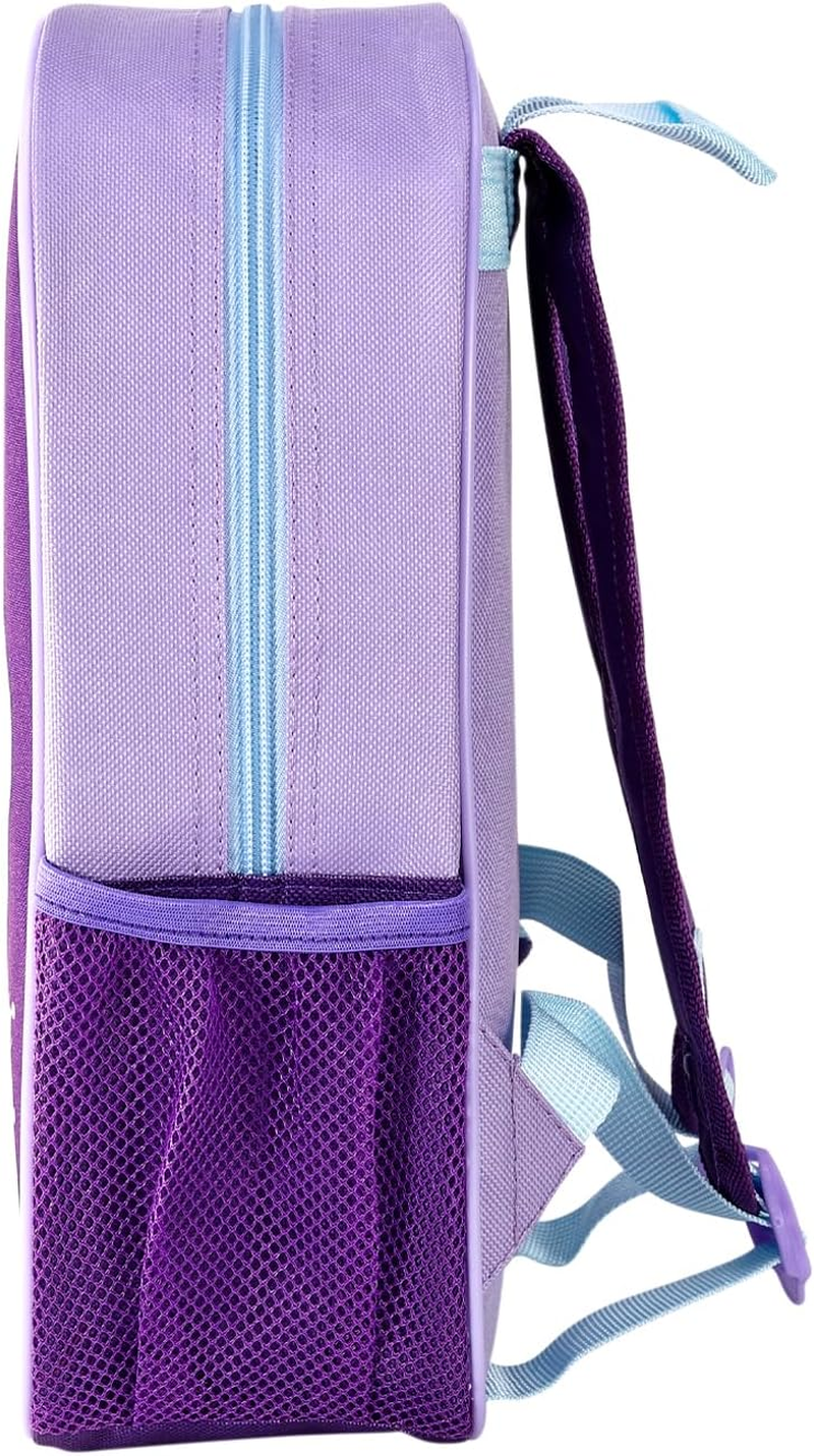 Disney Frozen Kids Childrens Backpack School Rucksack Travel Bag Boys Girls with Side Mesh Pocket, Multicolour, M image number 2