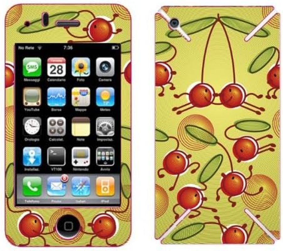 Bodino 70033 Cherry Hop Super Skin for Apple Iphone 3G/3GS image number 3