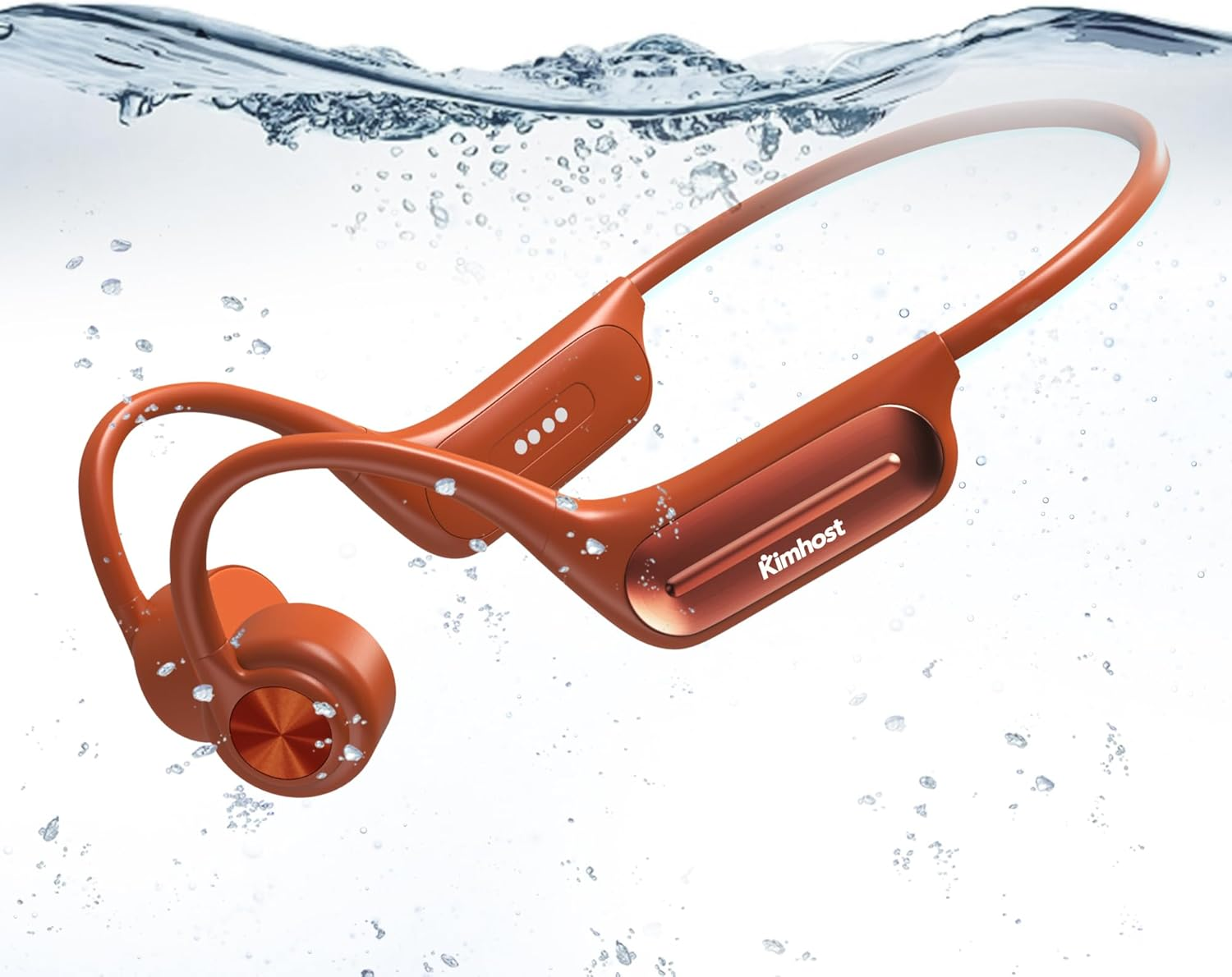 Bone Conduction Headphones-Ip68 Swimming Headphones,Bone Conduction Earbuds with MP3 Mode 32GB Memory up to 8 Hours Playtime Bluetooth 5.3 Running Headphones Secure Fit for Underwater (Light Blue)