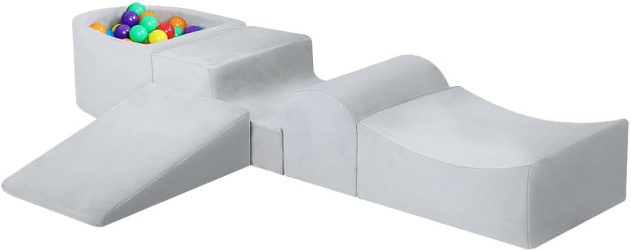 Bo Peep Foam Play Set Soft Blocks Durable Load-Bearing Detachable Washable Toys Indoor Playground Climbing Children Activity 5PCS (2 Small, 3 Medium) for Kids image number 3