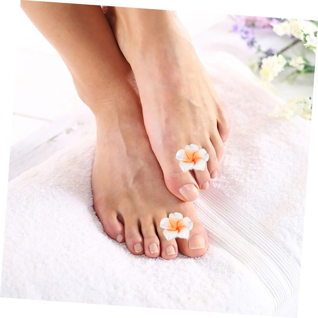 HEATSHAKING 16Pcs Nail Art Tools Toe Separators Silicone Toe Dividers for Pedicure image number 2