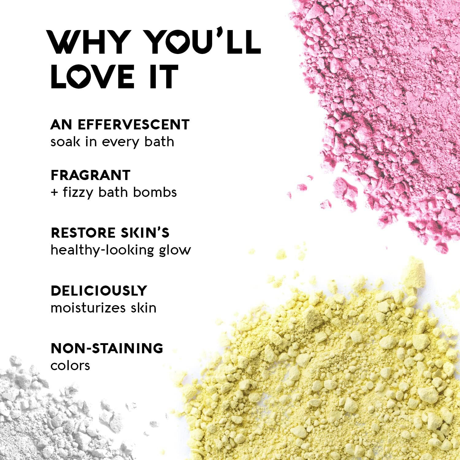 Nature'S Beauty Yuzu & Rose Oil Bath Bomb Multi-Pack - Natural Hand Crafted, Non-Staining, Luxury Fizzy Spa Bomb, Nourish Dull + Dry Skin, Made W/ Coconut Oil + Witch Hazel, 4.6 Oz (4 Pack)