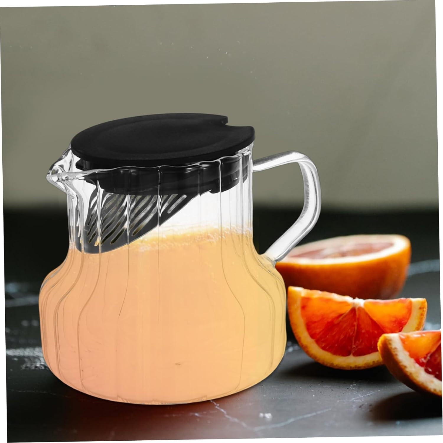 HAKIDZEL Coffee-Kettle Drip Coffee Maker Glass Pitcher Teapot Espresso Machine Pot Carafes Glass Water Kettle Pot Maker for Home Entertaining