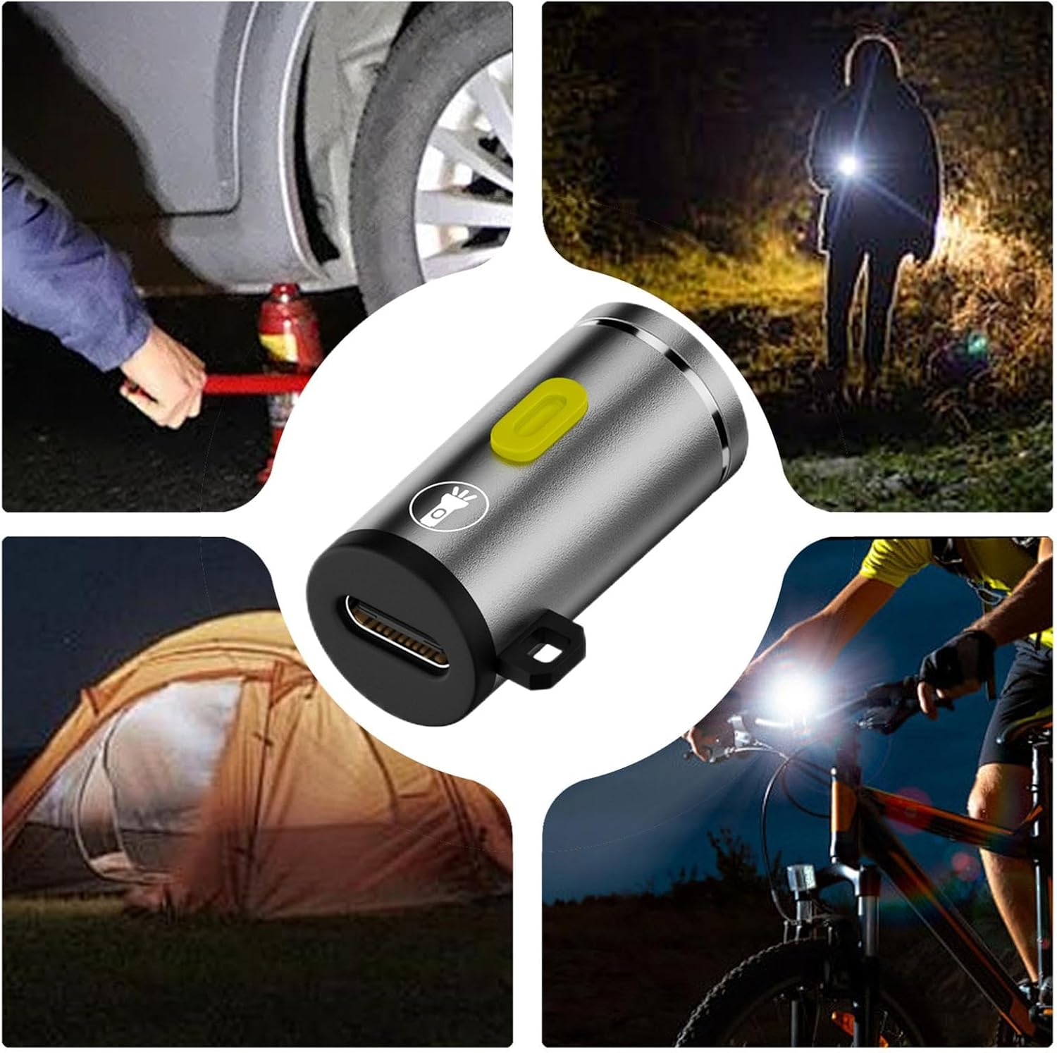 Small LED Flashlights &ndash; Super Bright Pocket Torch, Small Handheld Light | Super Bright, Water-Resistant Flashlight for Camping, Hiking, Emergencys Kit, Outdoor Gear, Compact Torch