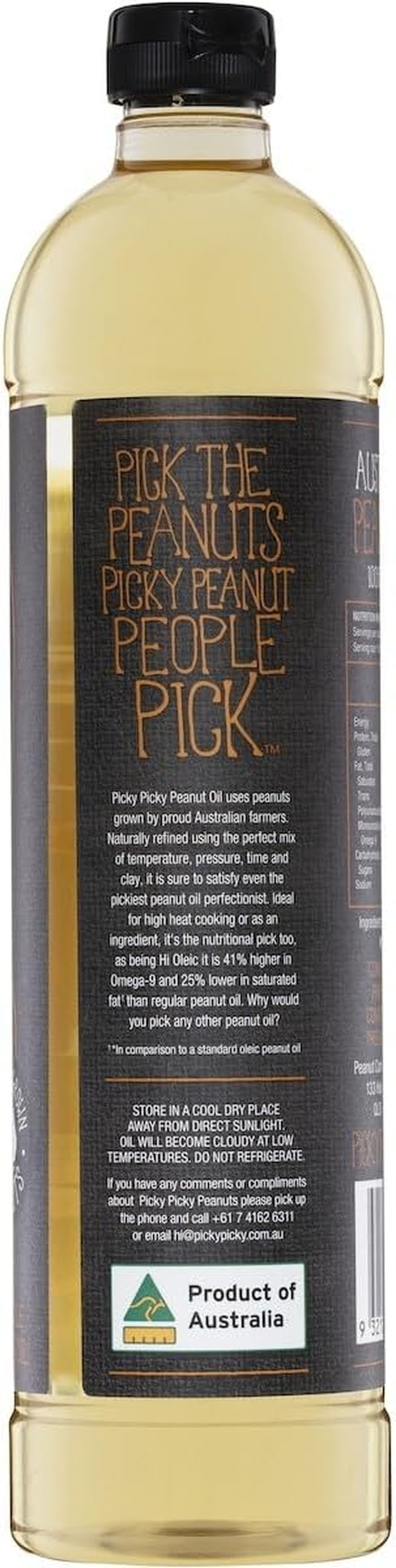 Picky Picky Australian Peanut Oil 790 Ml image number 1