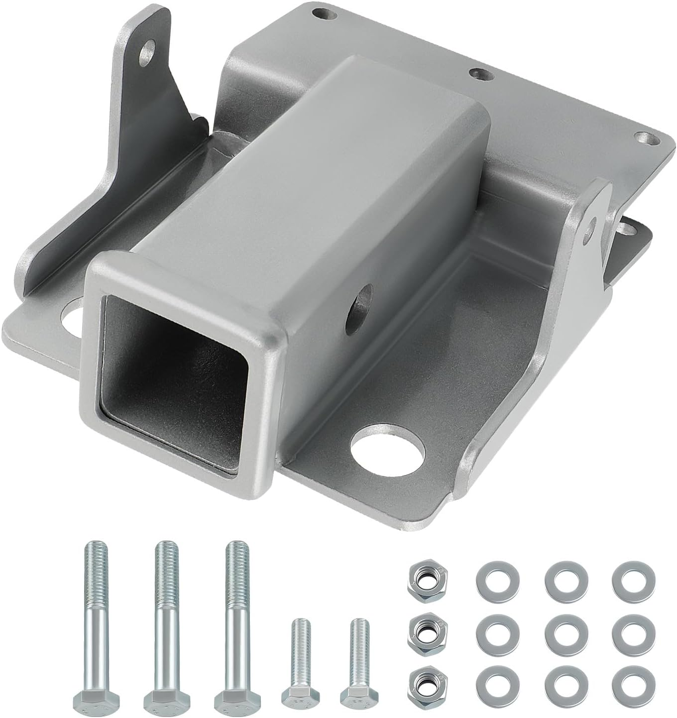 Maxpeedingrods Rear 2" Receiver Hitch Trailer Tow Hitch Kit for Kawasaki Mule 600/610 2007-2016 & Mule SX 2017-2023 image number 3