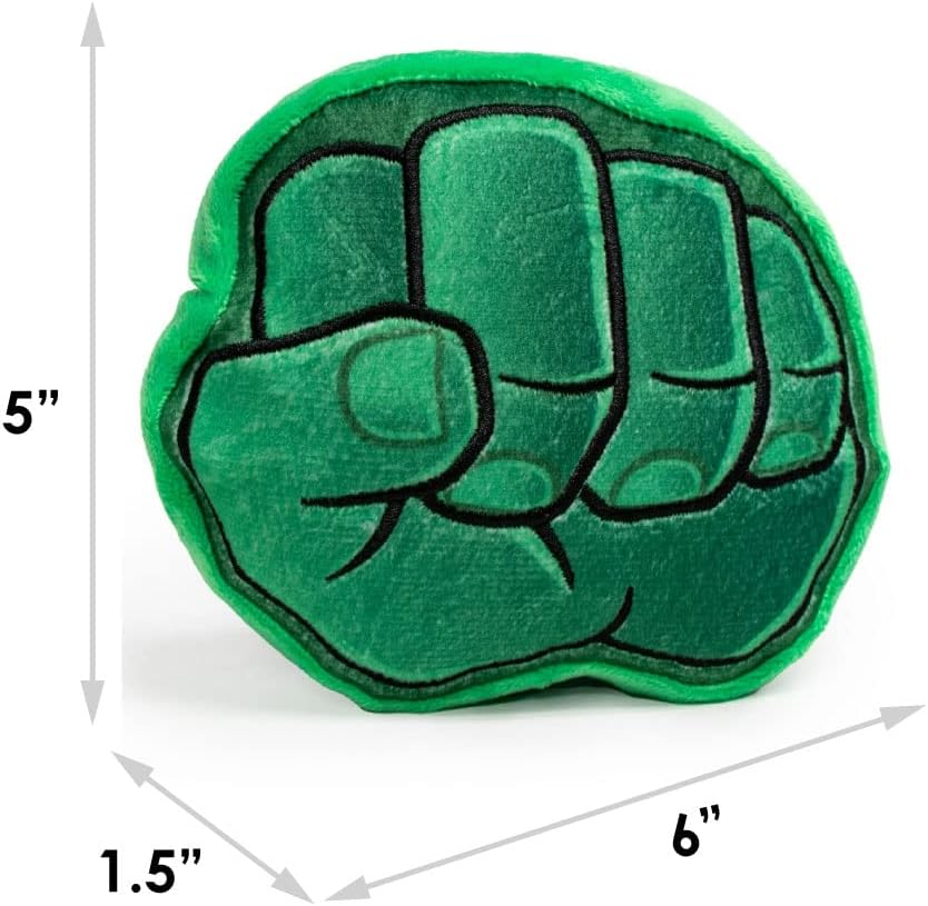 Dog Toy Plush Hulk Fist Greens, Pet Toys image number 4