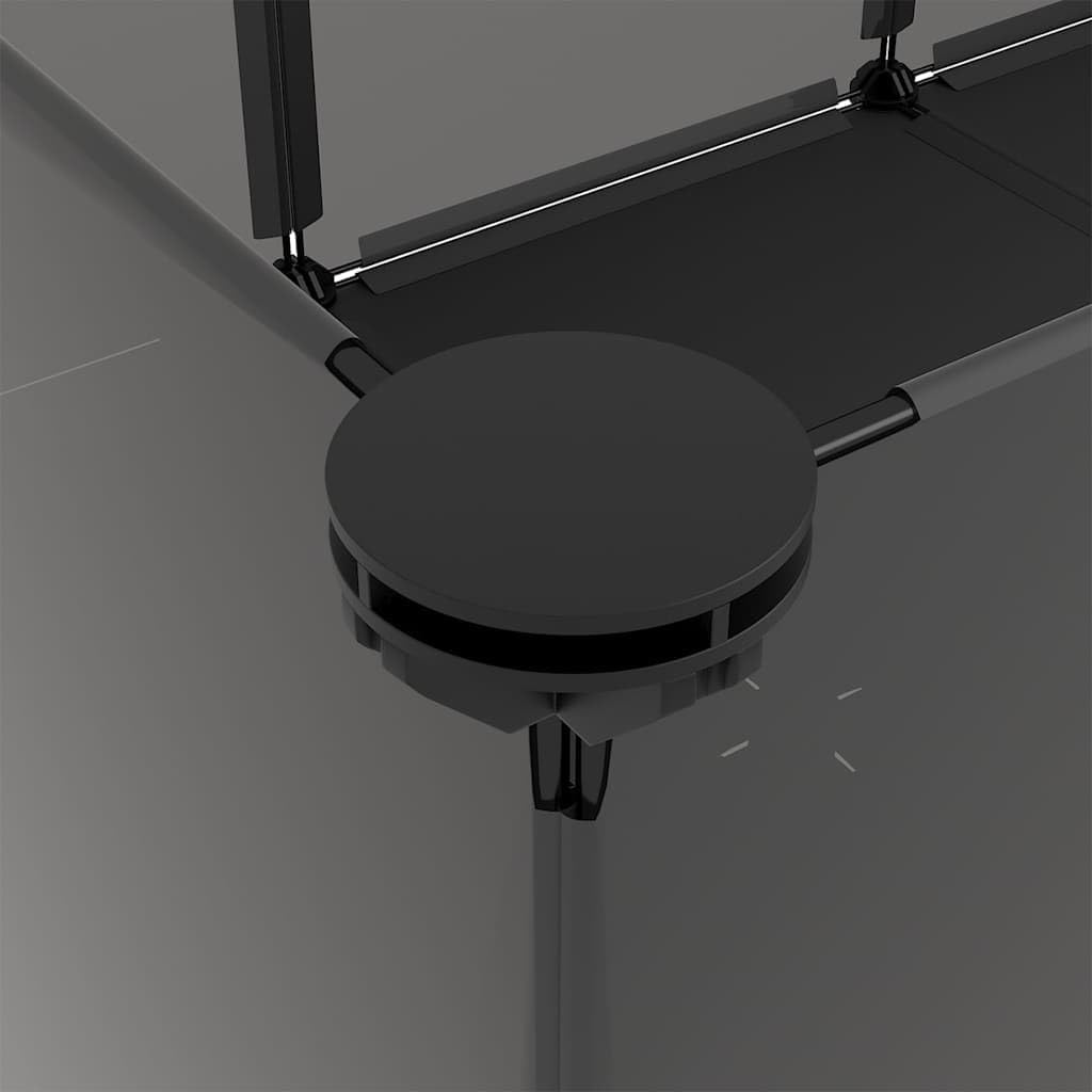 Small Animal Cage Black 144X74X46.5 Cm Pet Habitat Indoor Outdoor Enclosure image number 3