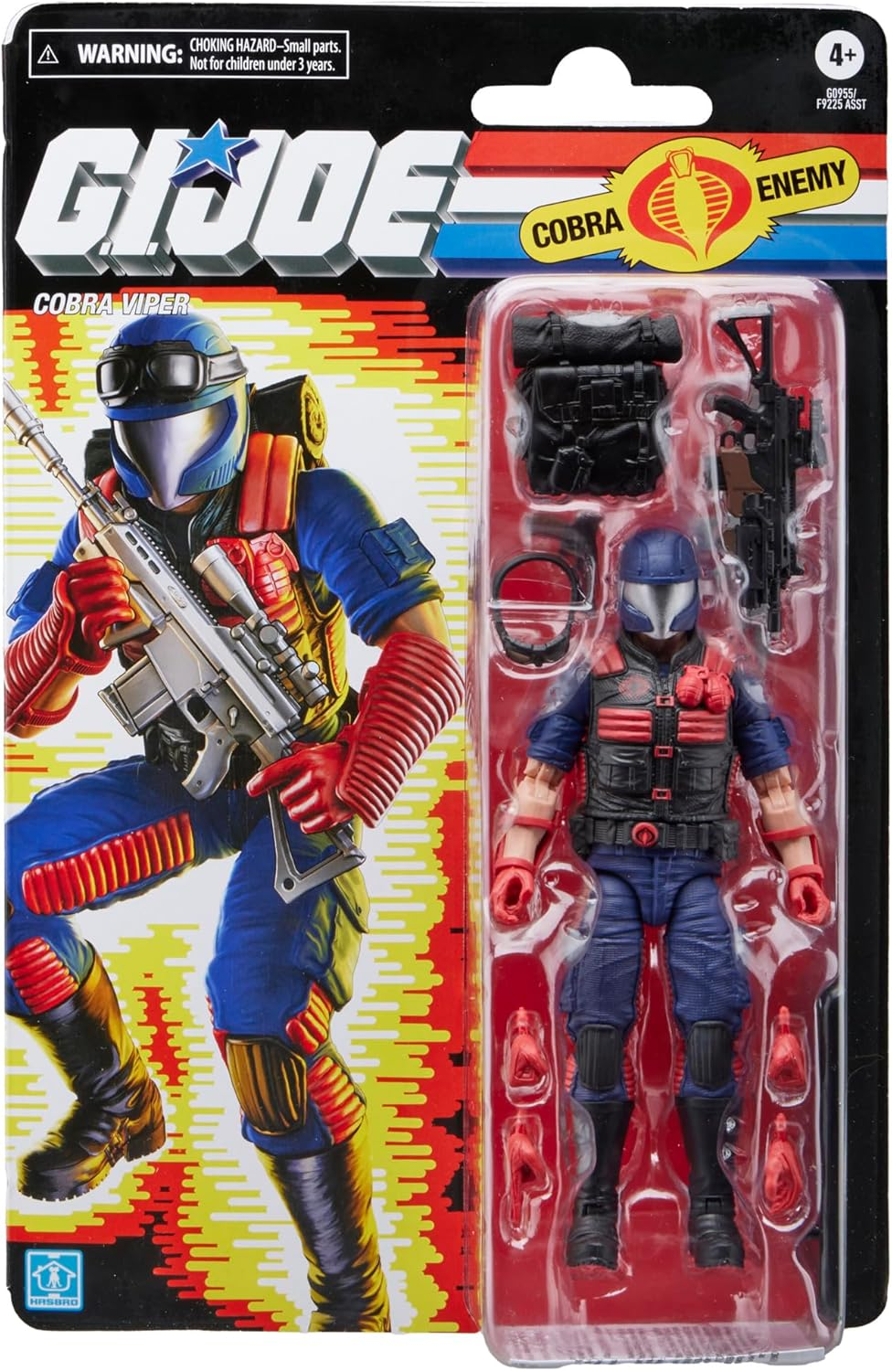 G.I. Joe Classified Series Retro Cardback Cobra Viper, Collectible 6 Inch Action Figure with 13 Accessories image number 2