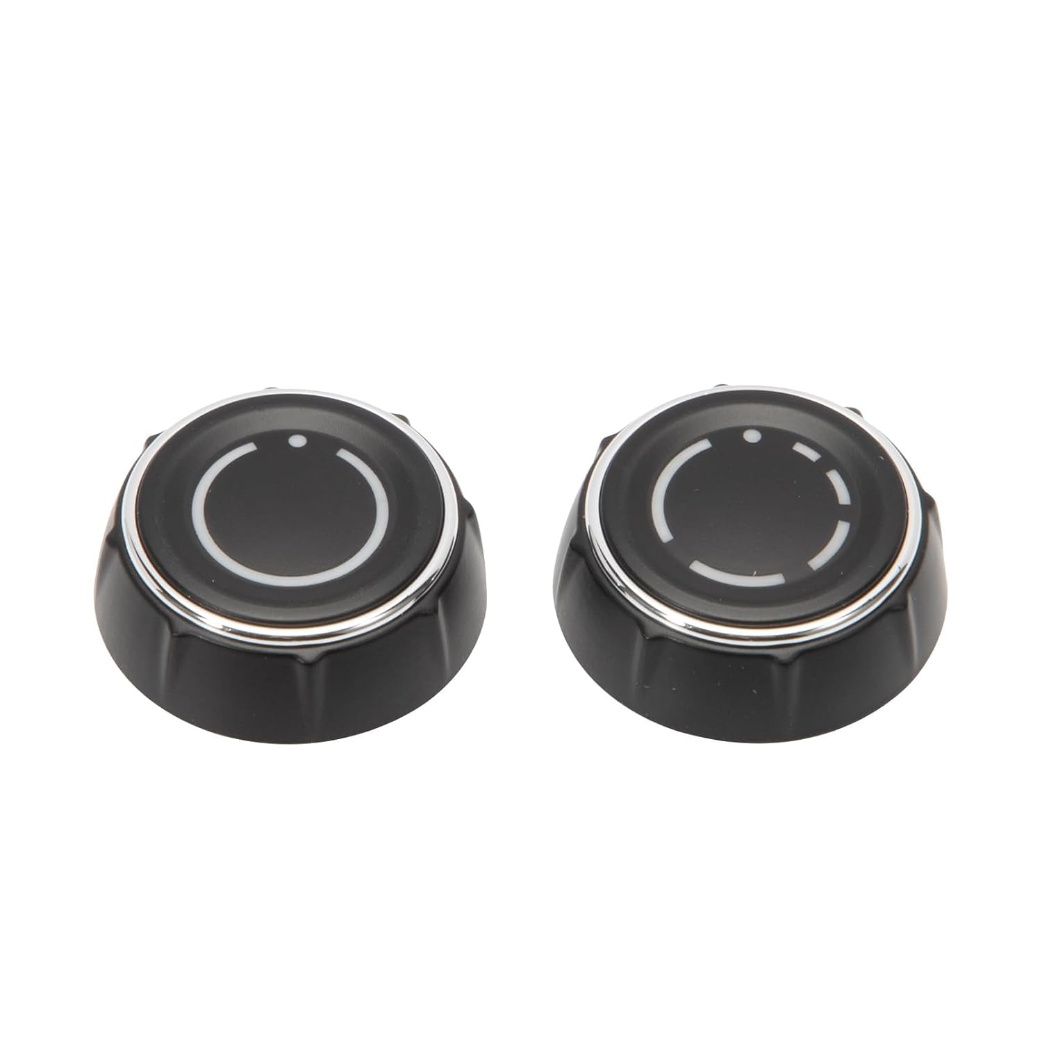 Radio Volume Control Knob Switch for 2011-2017 Cayenne Macan Panamera Dash Audio Button Cover 97064292901 97064293001 Left & Right