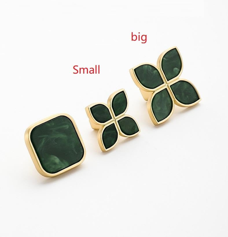 Hat Rack for Wall 6 Pack Square Shell Colorful Coat Hook Kitchen Corridor Hanger Hook Bathroom Towel Hook Drawer Cabinet Wardrobe Small Handle(White Small Petal 32Mm) image number 4