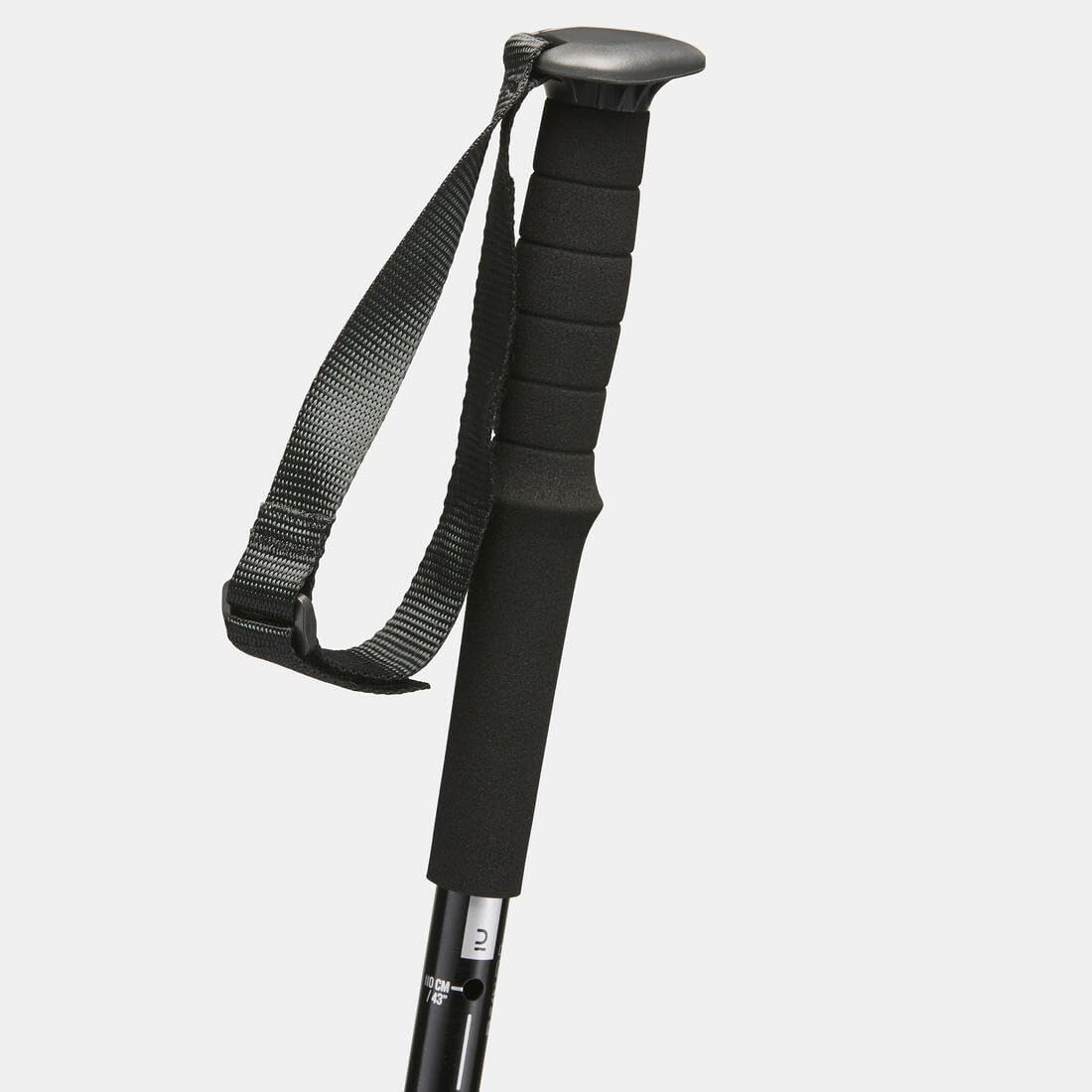 Decathlon Arpenaz 200 Hiking Pole X1 Black - Hiking Poles image number 2
