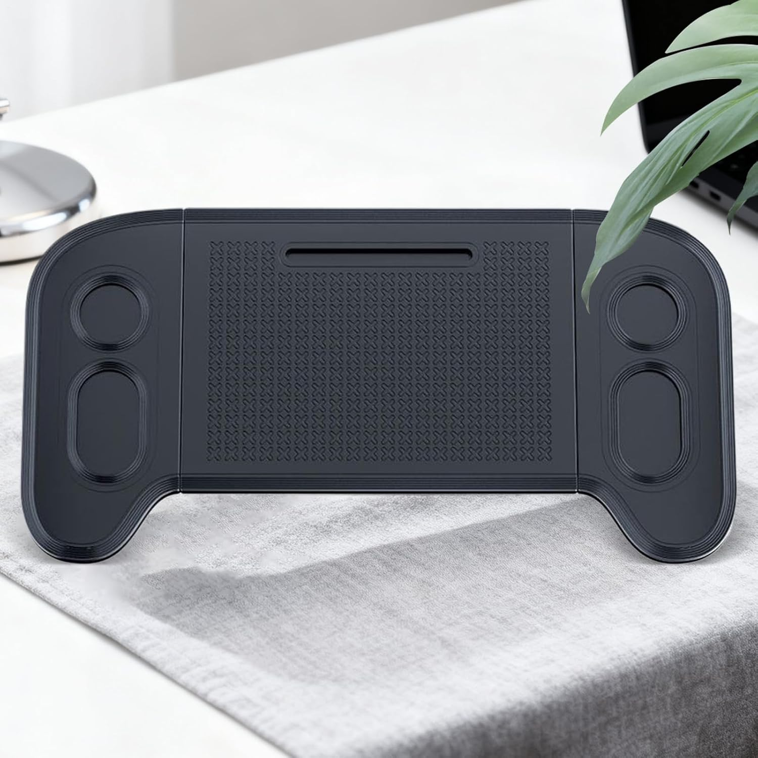 Food Tray for Car - Folding Table for Laptop - Auto Interior Laptop Holder,For Camping Meeting Work Eating Travel Truck Van Snack Cup Computer Road Trip image number 5