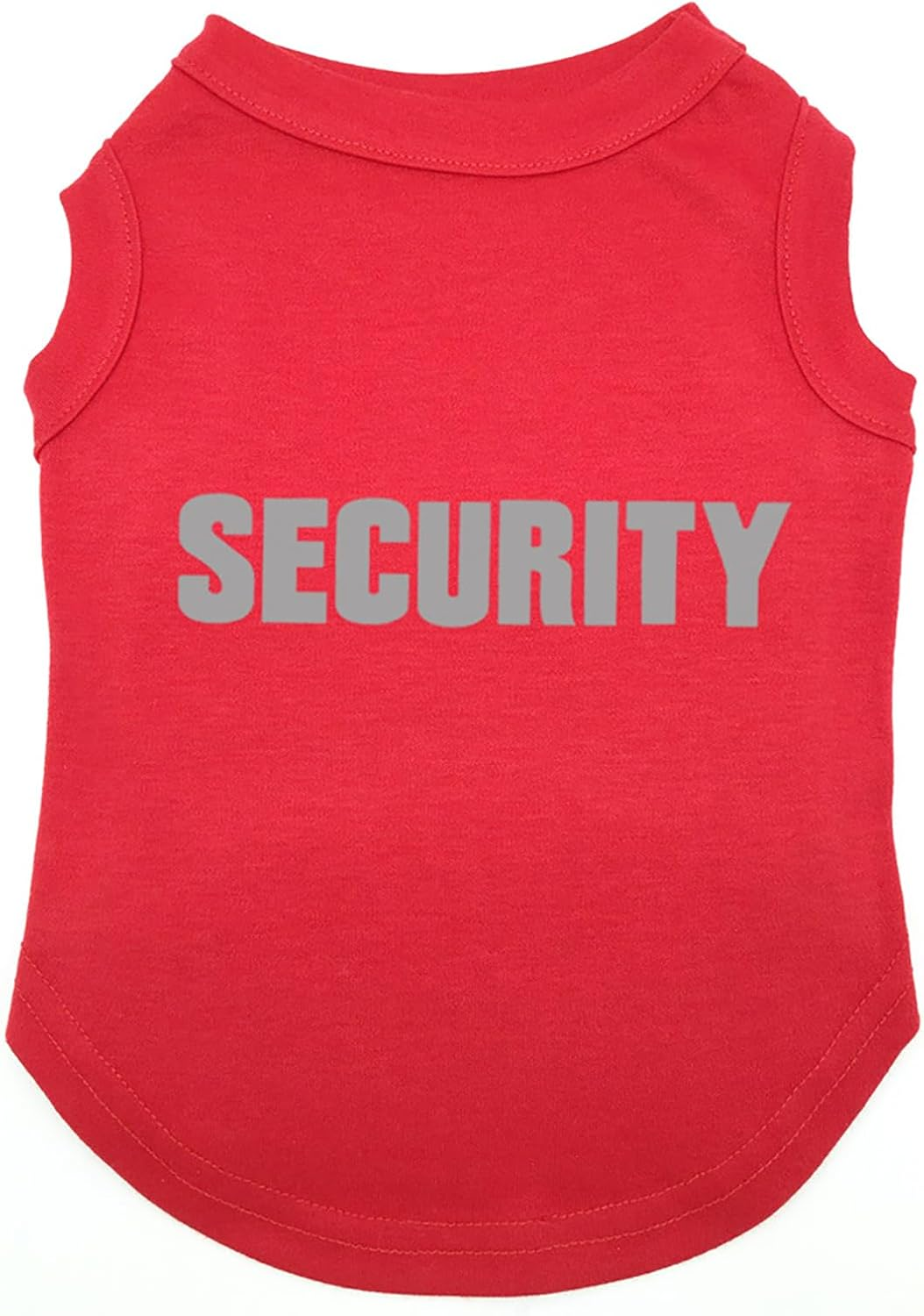 Dog Shirt Tee Shirts Puppy Summer Clothes Dog Tank Top Vest SECURITY Sweat Shirt for Small Dog Medium Dog Cat (L, Black) image number 1