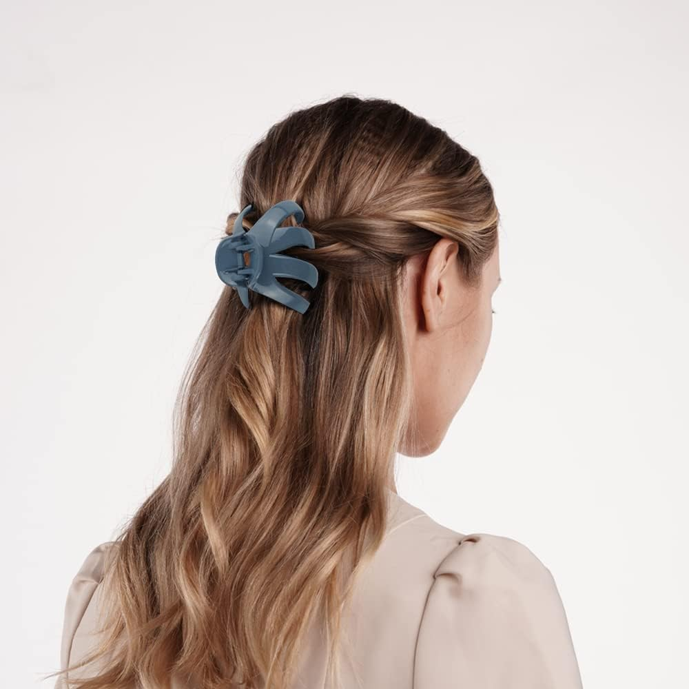 MAORULU Big Claw Hair Clips for Thick Hair, Matte Octopus Large Women and Girls, Jaw Strong Hold Jumbo Clip All Types, 6 Packs (Bright) 3.2*2.9*1.8 Inch