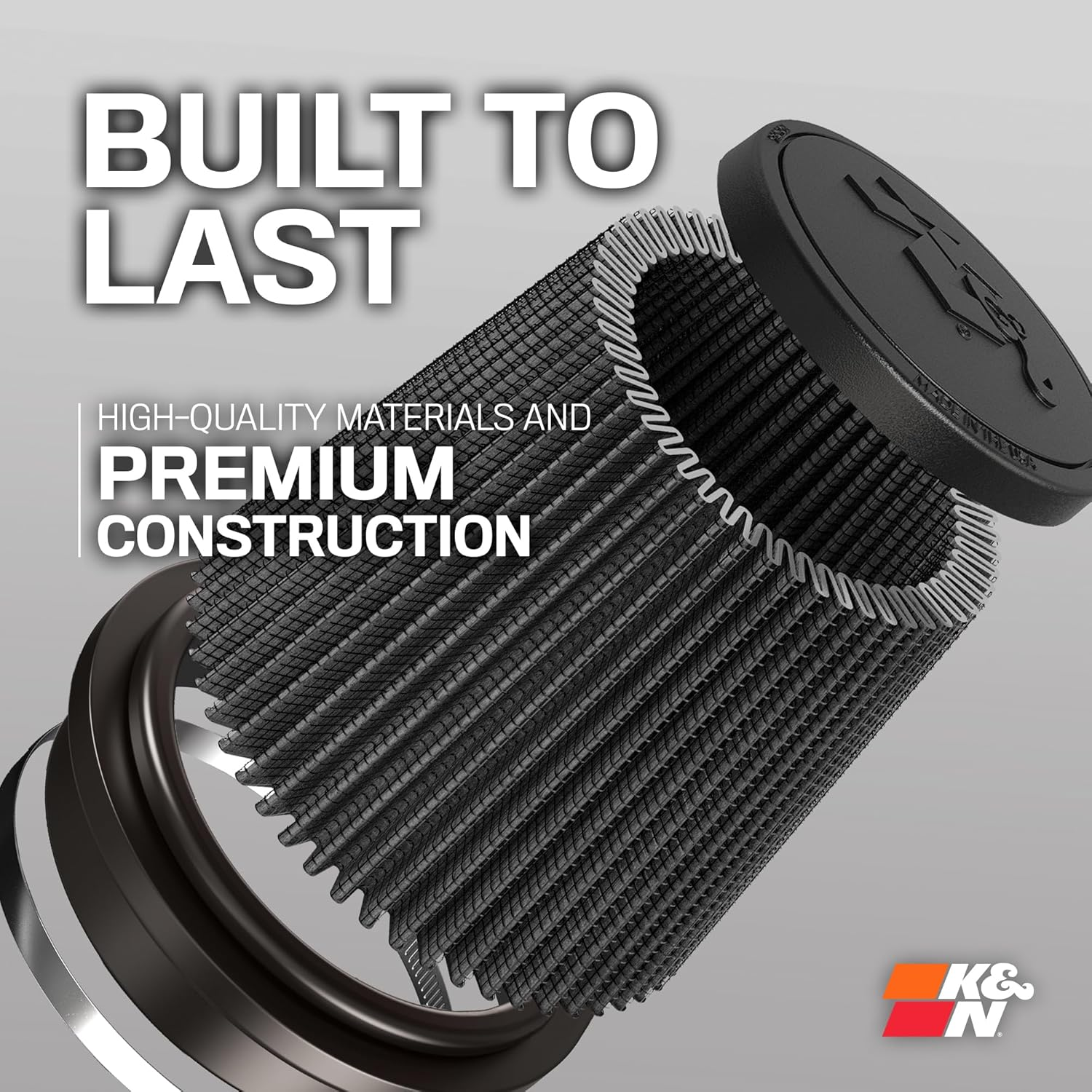 K&N RU-3112HBK Universal Clamp-On Air Filter