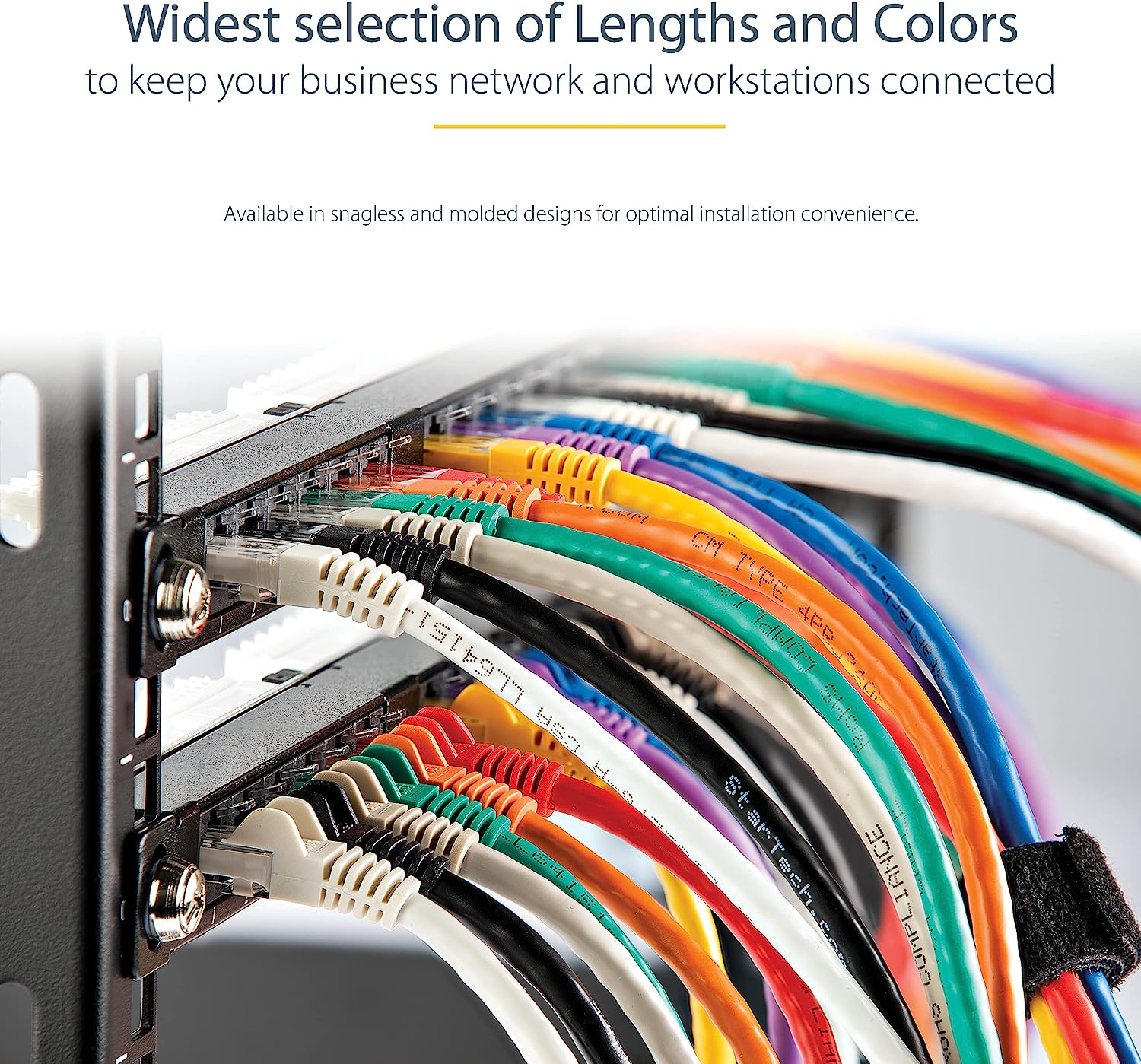 Startech.Com N6PATC10MGR Cat6 Snagless Gigabit Ethernet RJ45 Cable, Grey, 10 Meter image number 1