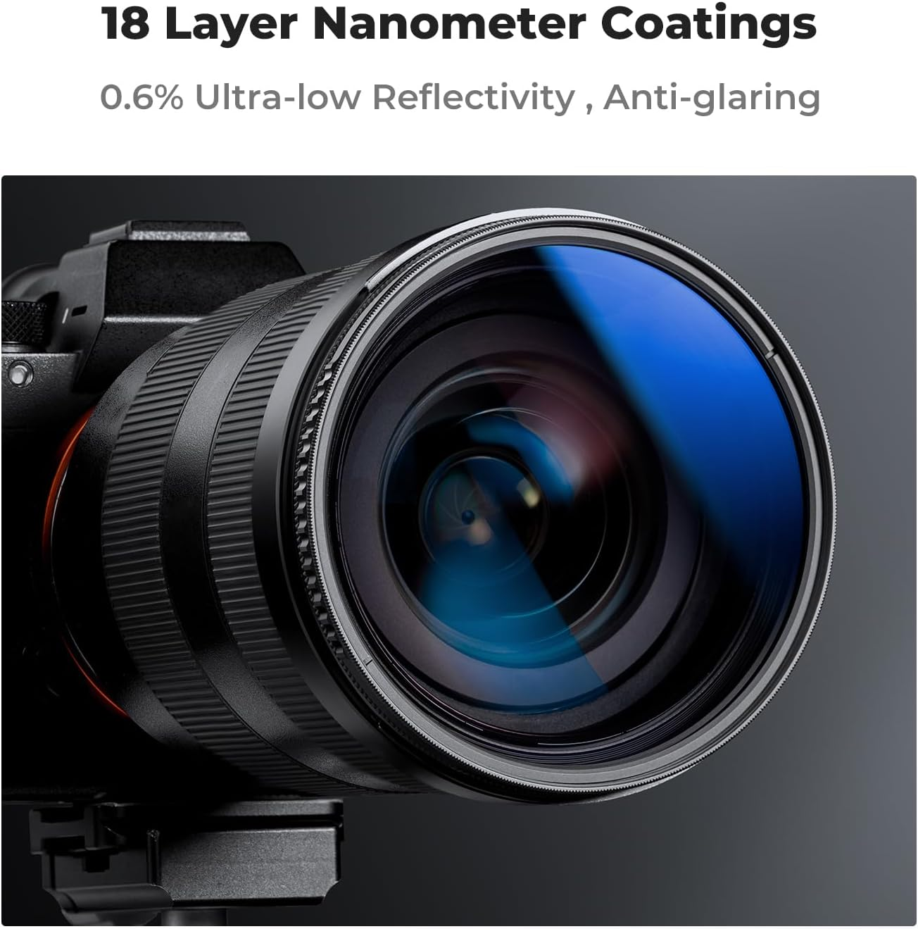 K&F Concept 95Mm Circular Polarizer Filter with Lens Cap Cleaning Cloth Optical Glass Ultra Slim 18 Multi-Layer Coatings Polarizing Filter for Camera Lens (K-Series) image number 4