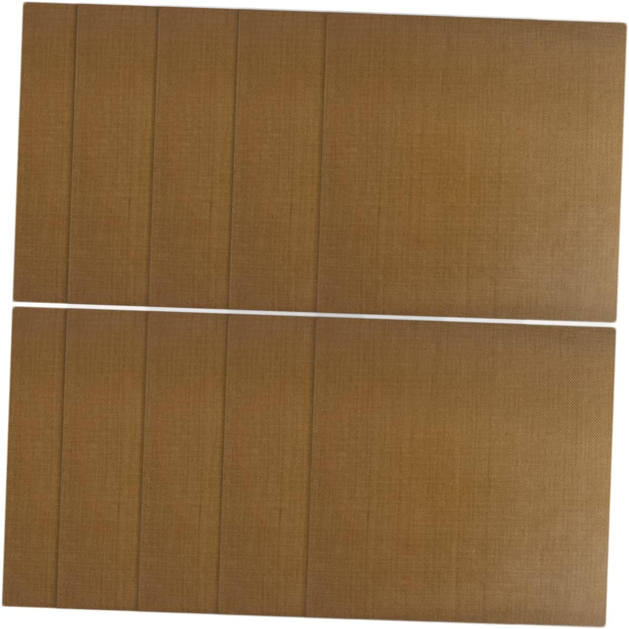 Baluue 10Pcs Hair Iron Straightener Stickers 10X9Cm Heat Insulation Protective Decals for Professional Ceramic Flat Irons Suitable for Salon and Home Styling image number 6