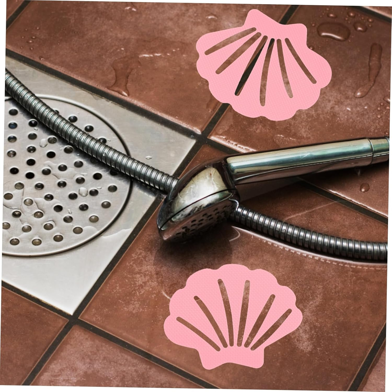 COLLBATH Shower Stickers Non Slip Bathtub Bathroom Floor Decals Peva Shower Grip Stickers image number 4