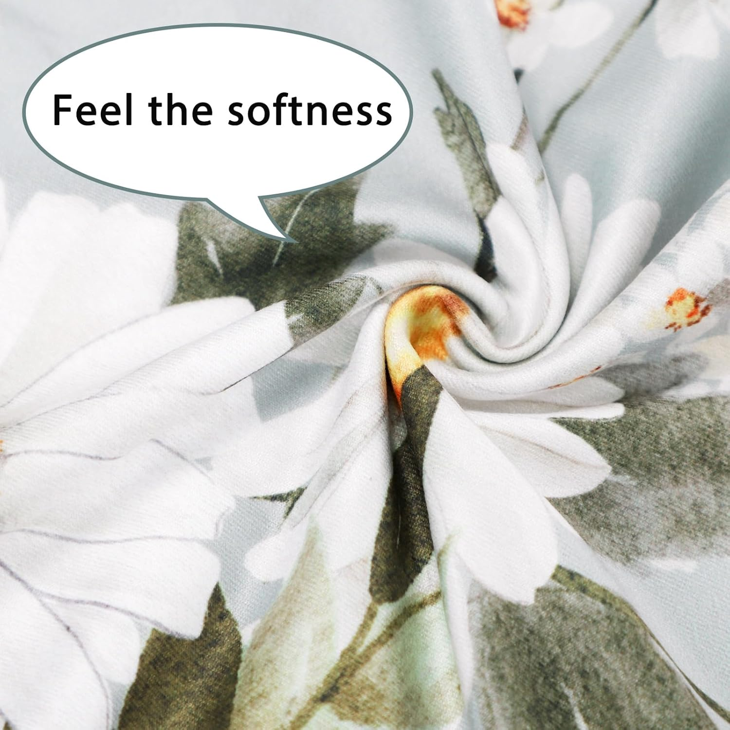 Pea Pod Nursing Pillow Cover Breastfeeding Pillow Slipcover for Moms Soft Breathable Organic Knit Fabric Newborn Infant Feeding Pillow Covers for Baby Girl Boy, Daisy image number 5