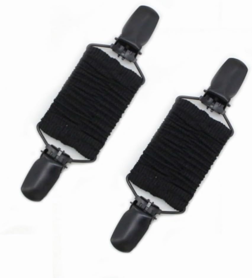 Dress Cinch Clip, 2 Pcs Sweater Clips Shawl Cardigan Collar Clips Scarf Clip Elastic Dress Clips Back Cinch for Women image number 3