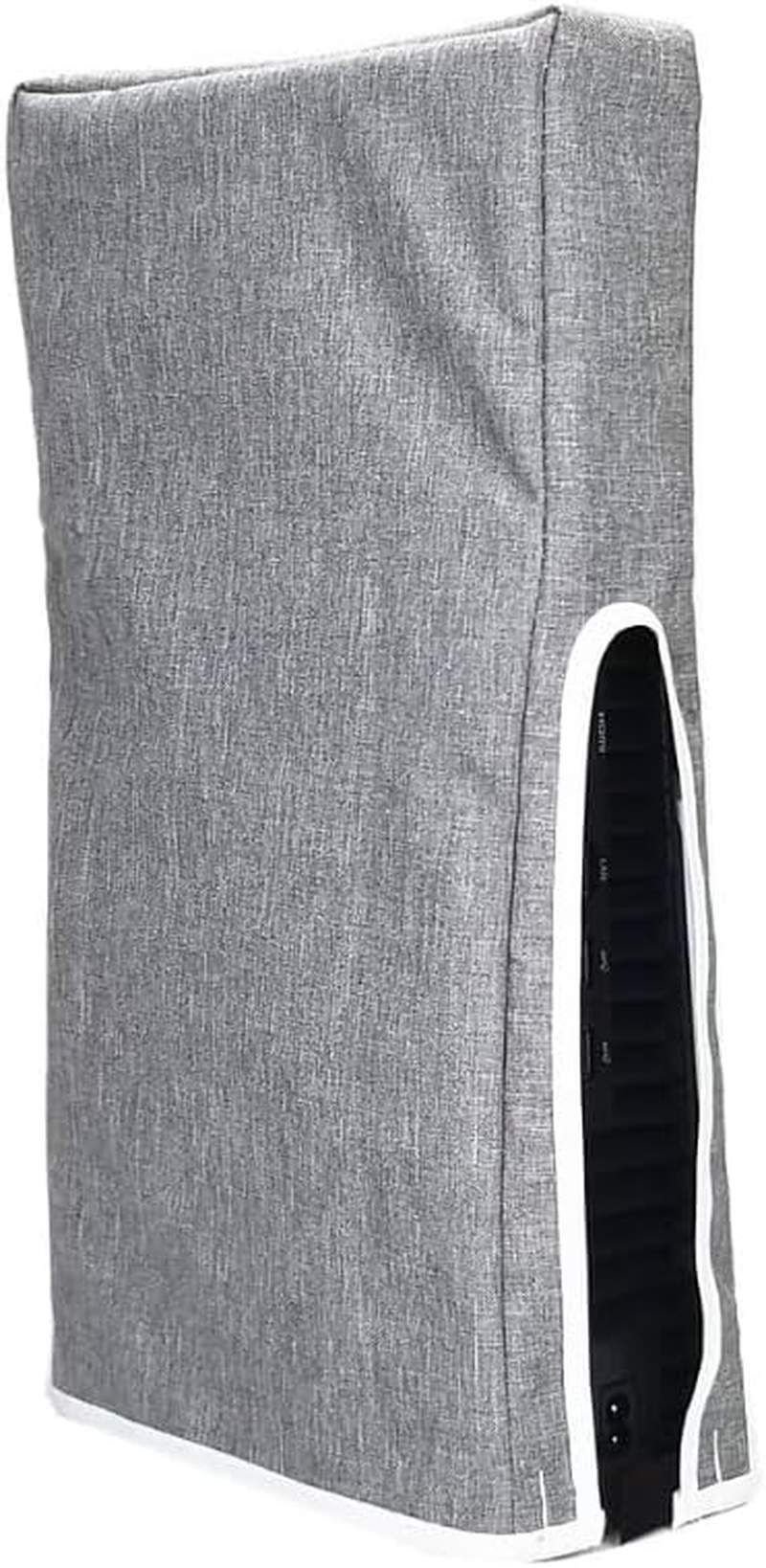 Cover Horizontal for PS5 Pro/Ps5 Slim/Ps5,Ps5 Console Protective Cover Horizontal Dustproof,Easy to Remove Custom Designed for PS5 Pro Console Disc Edition & Digital Edition (Black and White Line) image number 4