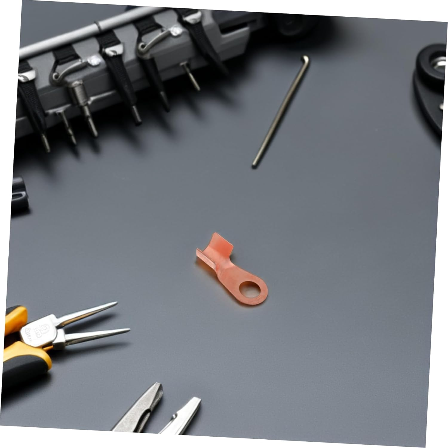 Garneck 20Pcs Sturdy Grounding Clip Tail Connector for Magnetic Welding Wire Tail Automotive Welding Ground Clamp image number 3