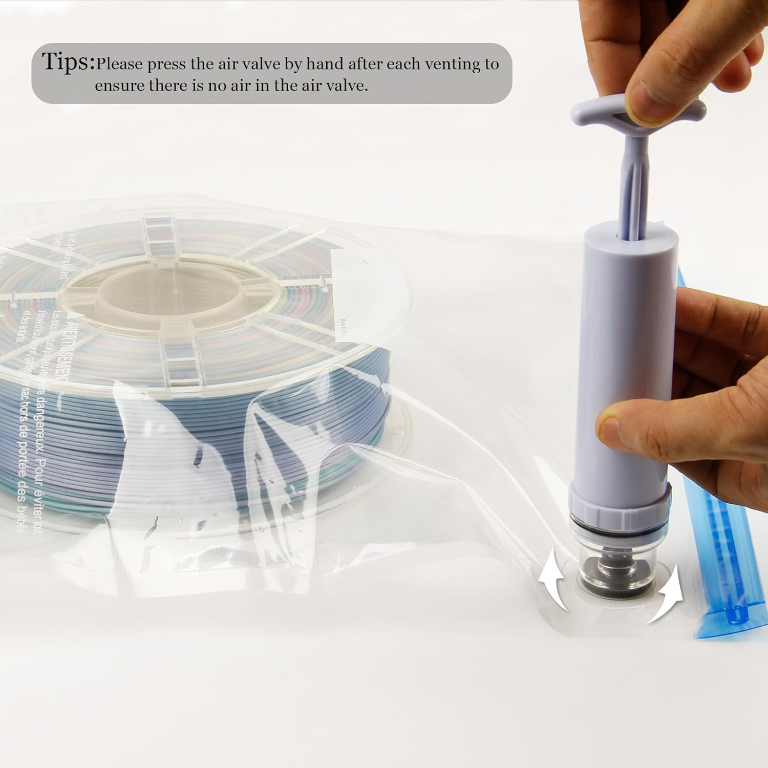 LVVJ3D Filament Storage Bags 30Pcs, 3D Printer Filament Storage Bags Vacuum Sealed Kit, Perfect for 3D Printer Filament Storage and Keep Filament Dry image number 1