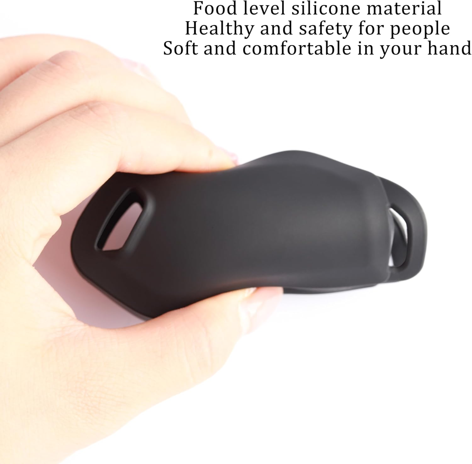 TANDRIVE 5-Button Key Fob Cover for Kia 2026 Sportage 2026 2025 K4 K5 Sorento Telluride 2022-2026, Silicone, 2-Pack, Black image number 5