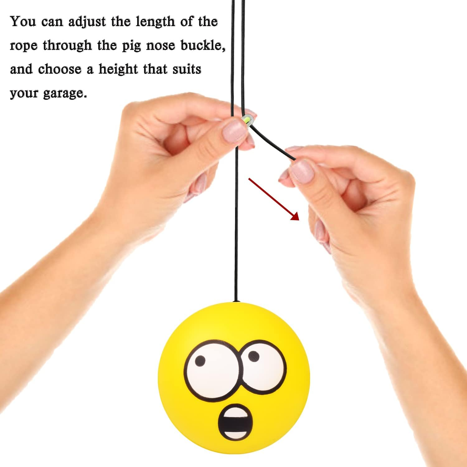 Juyeer Double Garage Parking Aid-Parking Ball Guide System, Parking Assistant Kit Includes a Retracting Ball Sensor Assist Solution.A Perfect Garage Parking Indicator image number 3