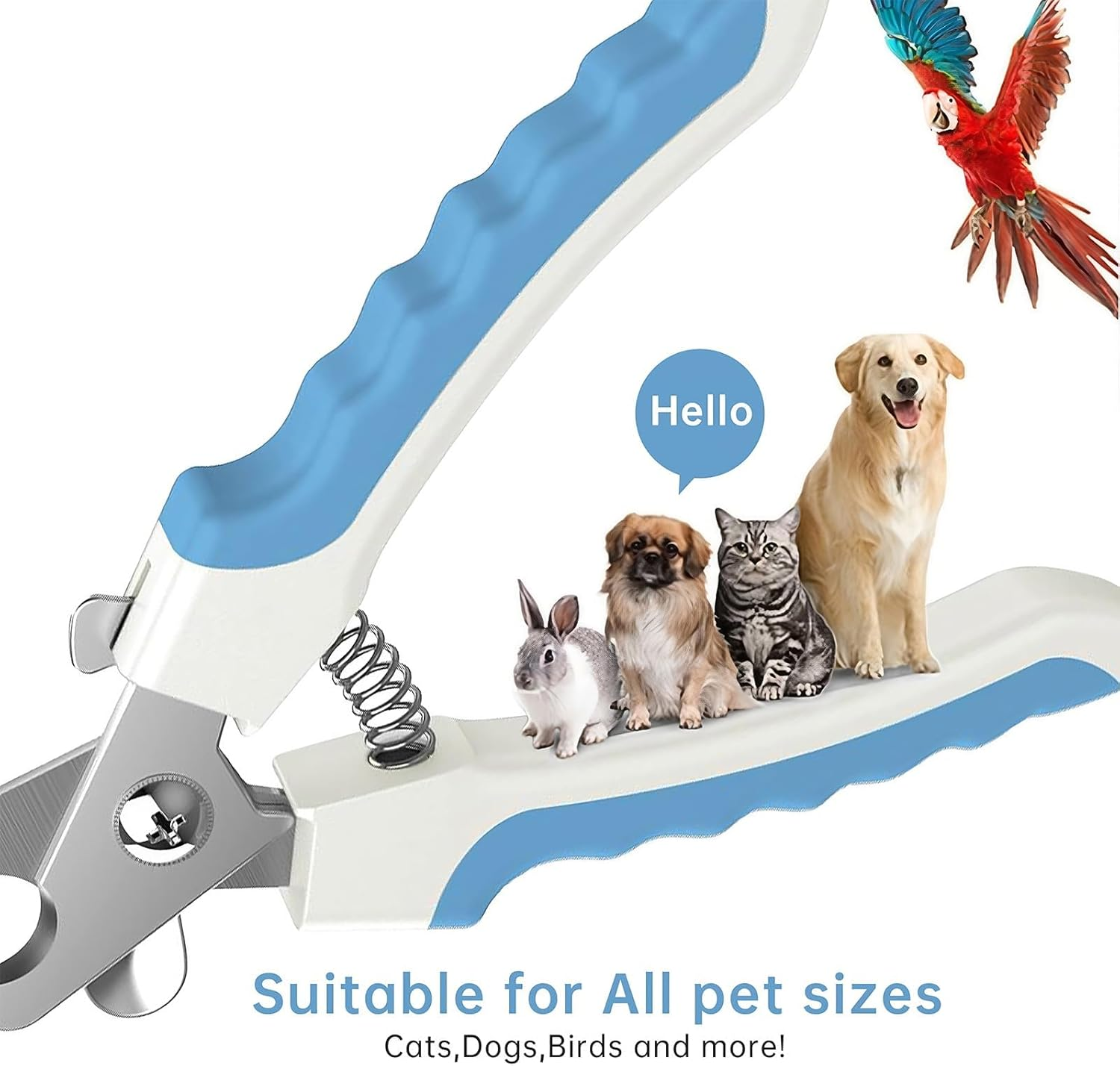 Dog & Cat Nail Clippers and Trimmers &ndash; Professional Pet Grooming Tool with Safety Guard, Razor-Sharp Blade & Free Nail File